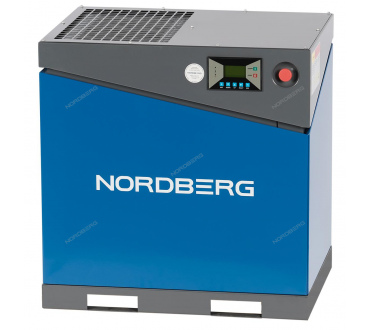 Компрессор винтовой, 7,5кВт, 10Бар, 900л/мин, без ресивера NORDBERG NCA10